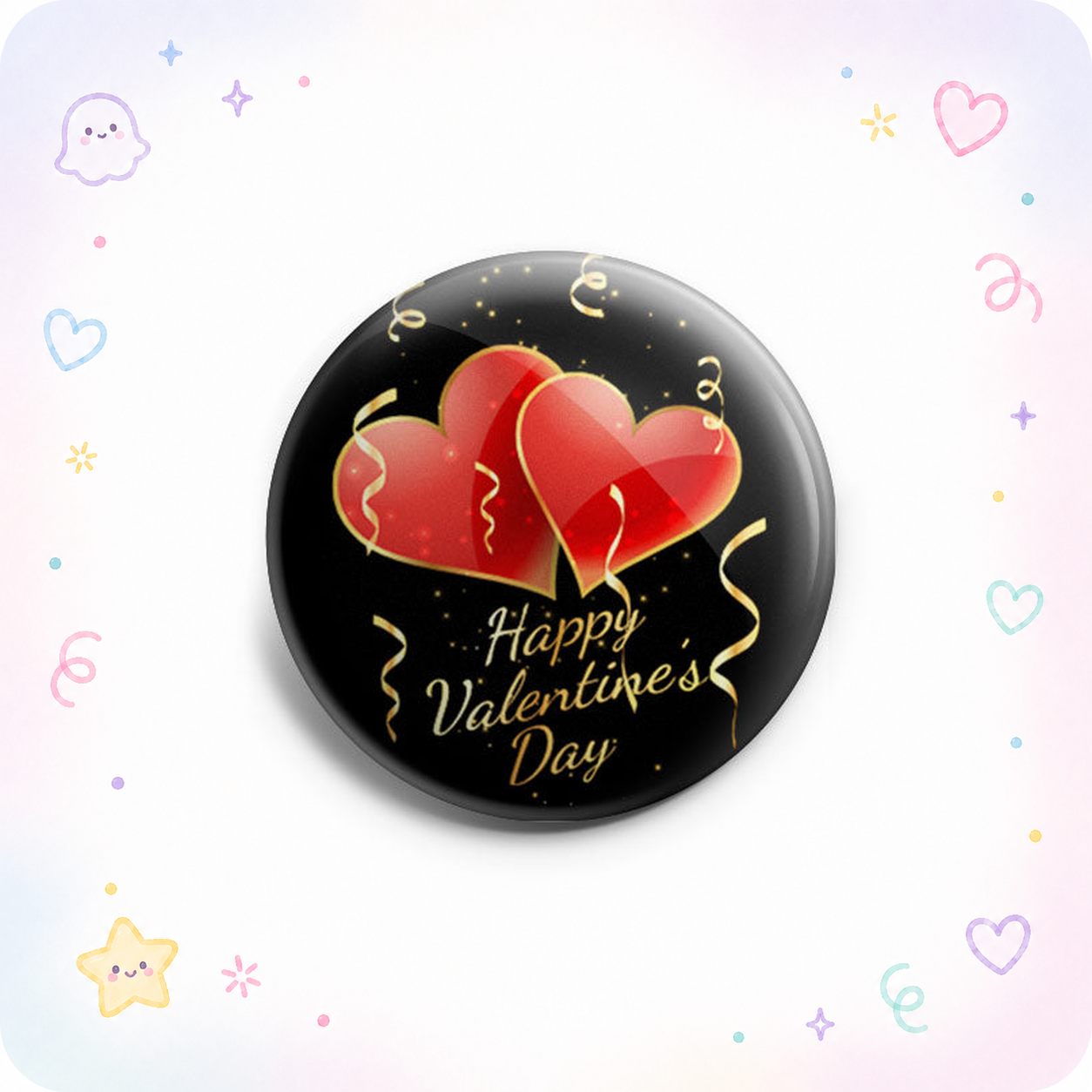 Happy Valentine's Day Topper - Vault - - Topperswap