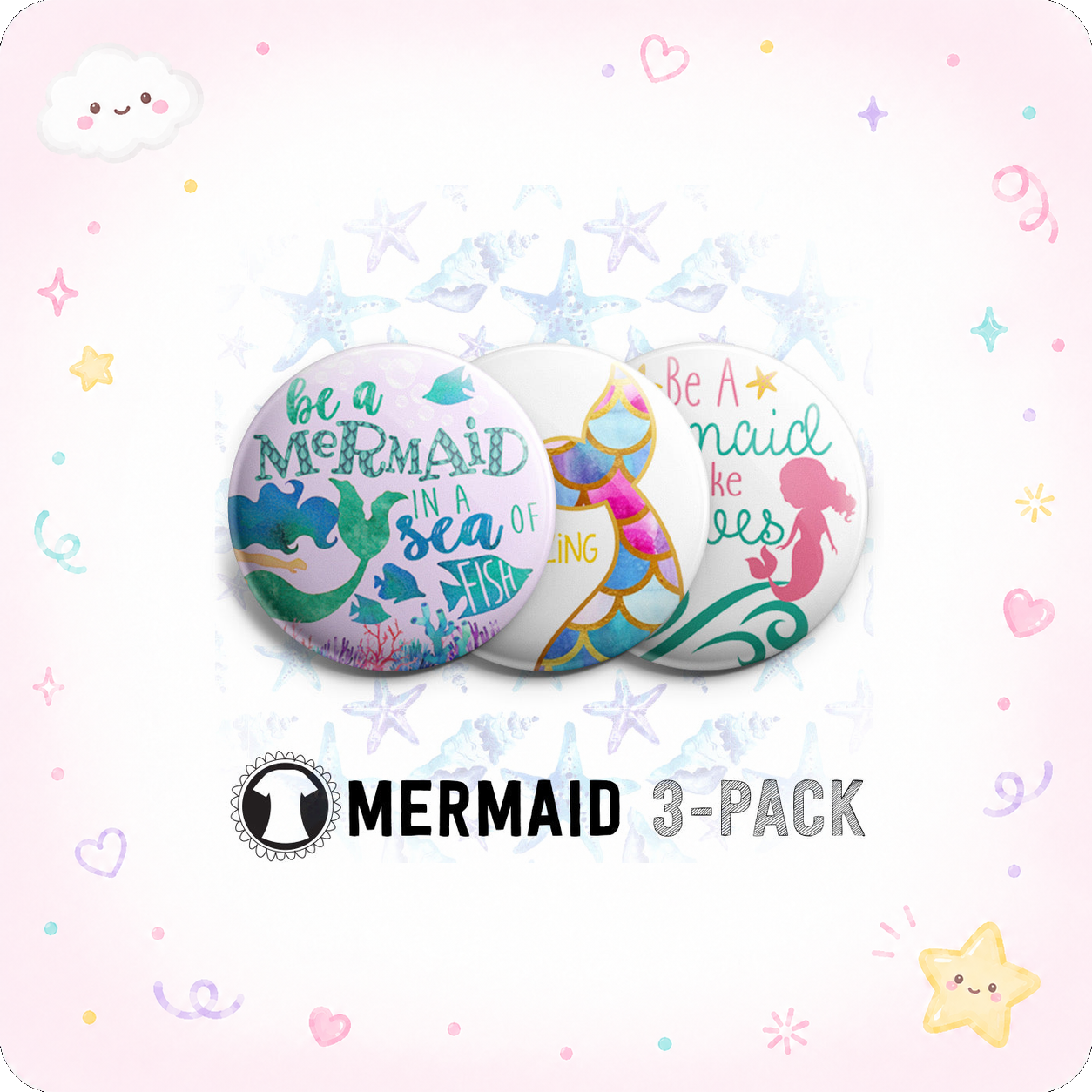 Mermaid 3-Pack (Save 5%) - - Topperswap