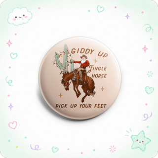 Giddy Up Christmas Cowboy Topper