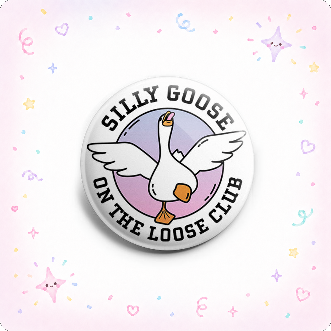 Silly Goose On the Loose Club Topper - - Topperswap