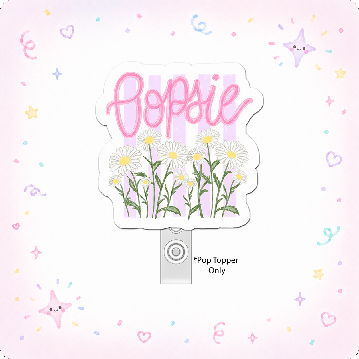 Daisy Daydream Diva Pop Topper - - Topperswap