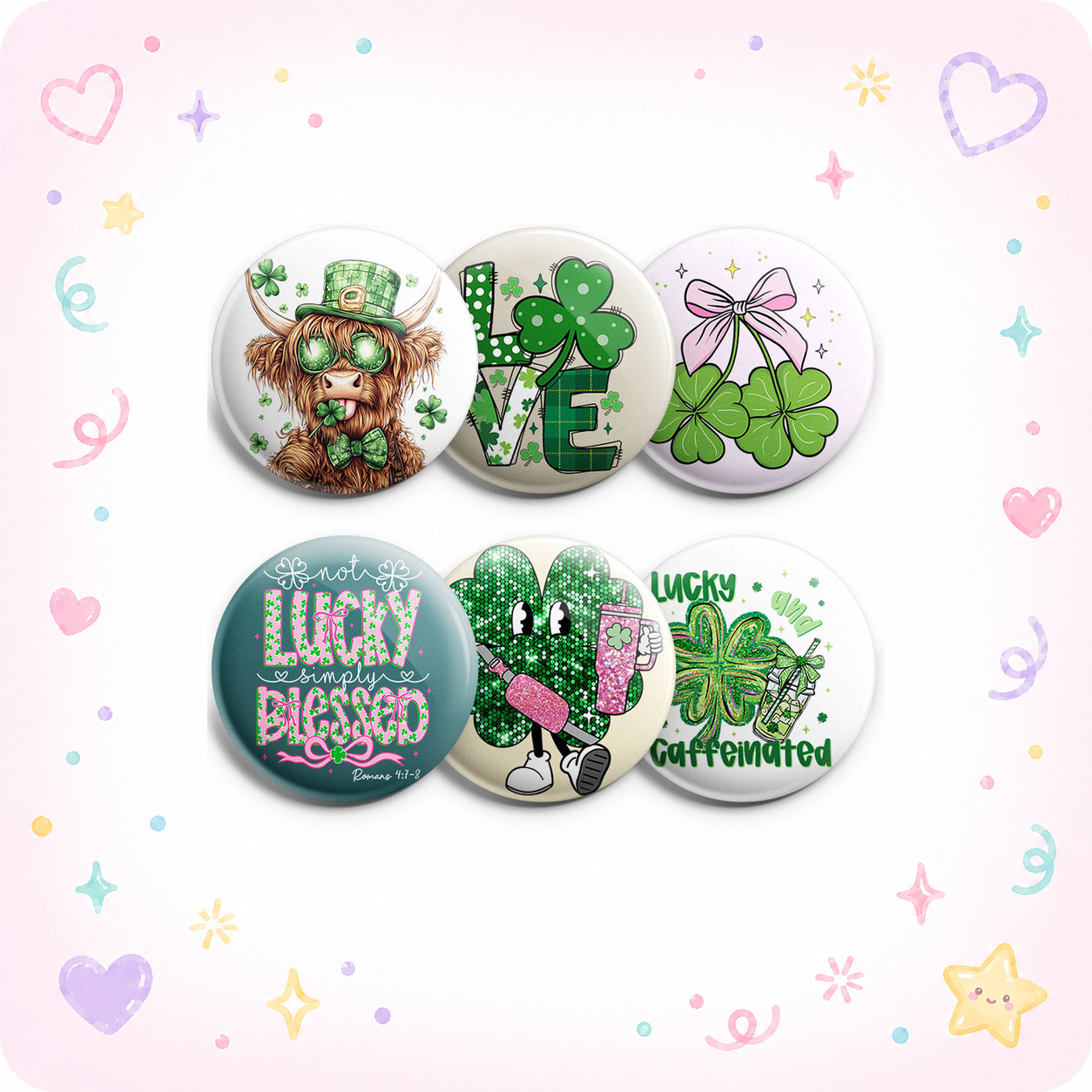 Clover & Charm Topper 6-Pack (Save 15%) - - Topperswap