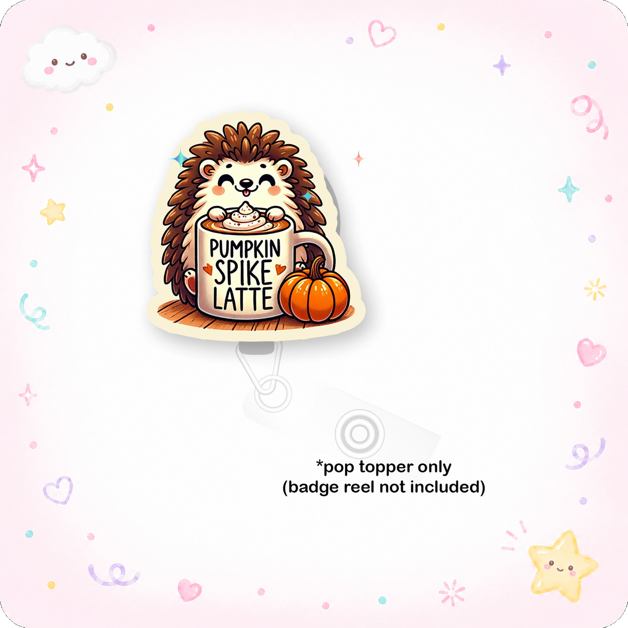 Pumpkin Spike Latte Pop Topper - - Topperswap