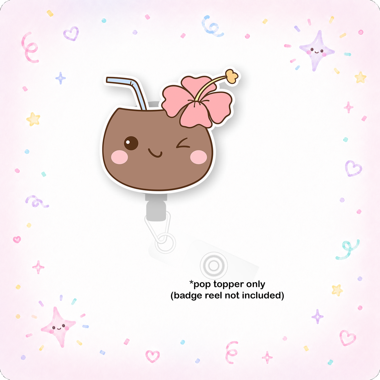 Flamazing Flamingo Pop Topper - - Topperswap
