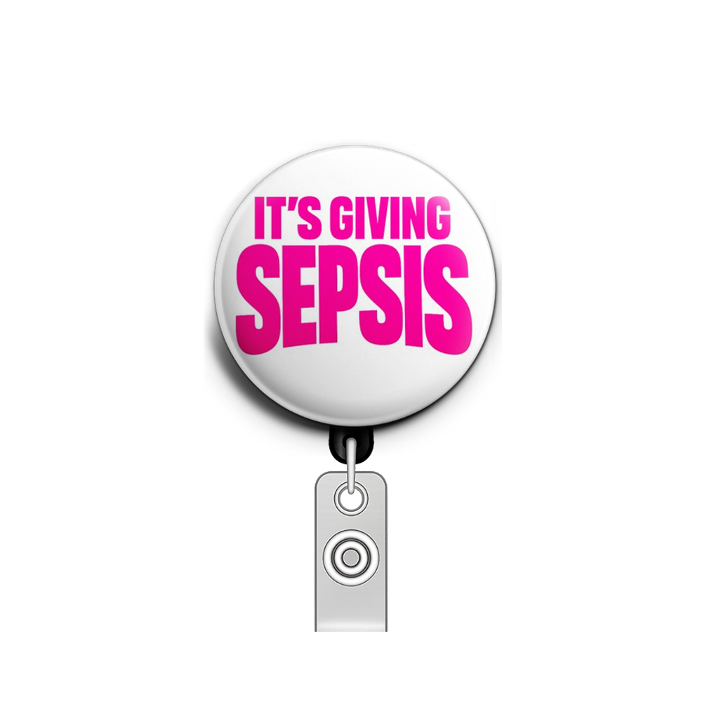 Hypochondria Swapfinity Retractable ID Badge Reel - - Topperswap