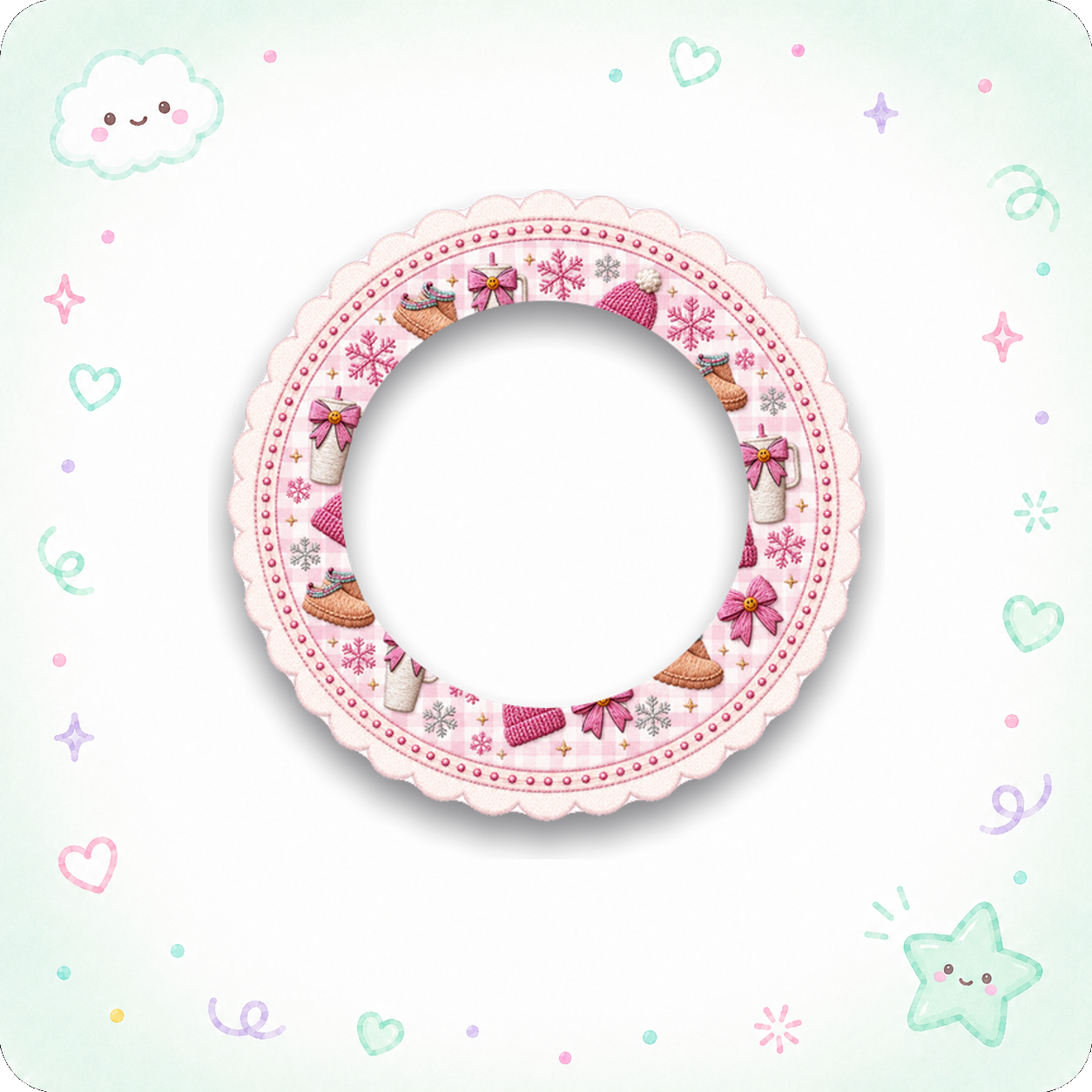 Matching Frame — Frosty Fun - - Topperswap