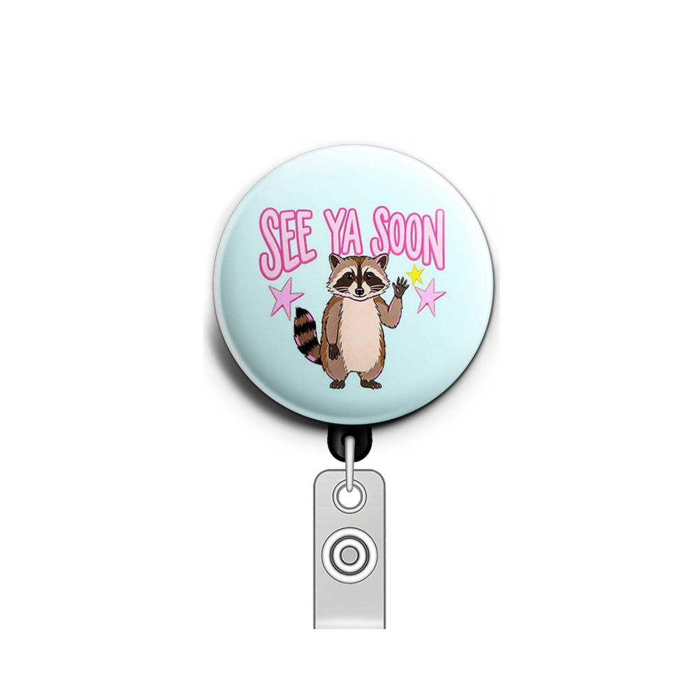 Goodbye Guru Swapfinity Retractable ID Badge Reel - - Topperswap