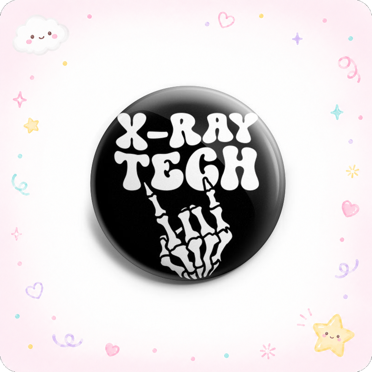 X-Ray Tech Rad Circle - Black Topper - - Topperswap