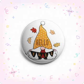 Hello Fall Gnome Topper
