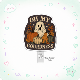Gourd-geous Ghost Guru Pop Topper