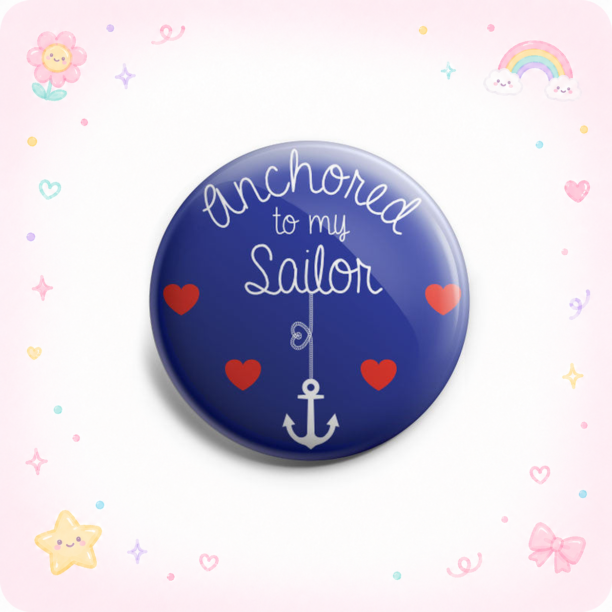 Anchored To My Sailor Topper - - Topperswap