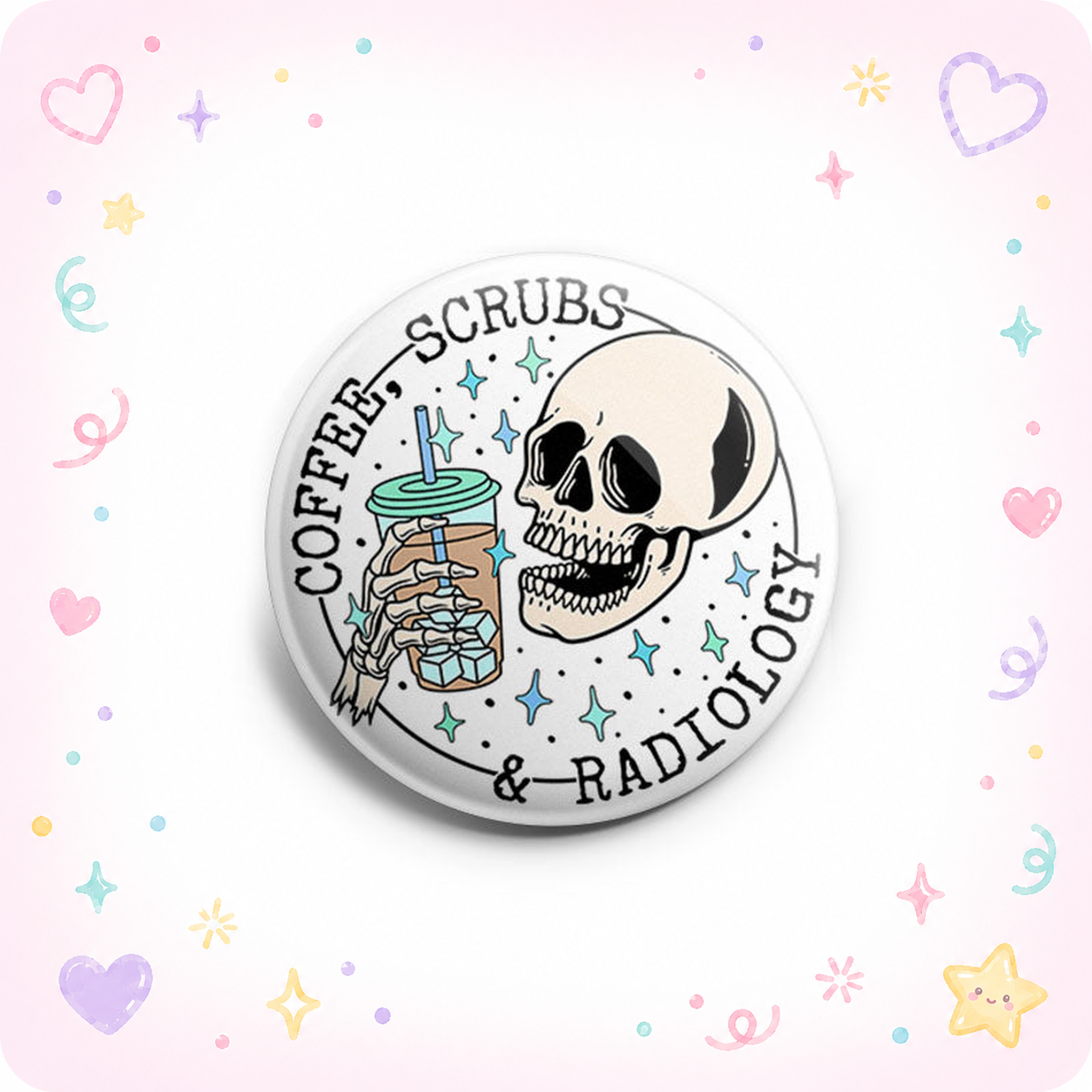 Caffeinated Radiology Topper - - Topperswap