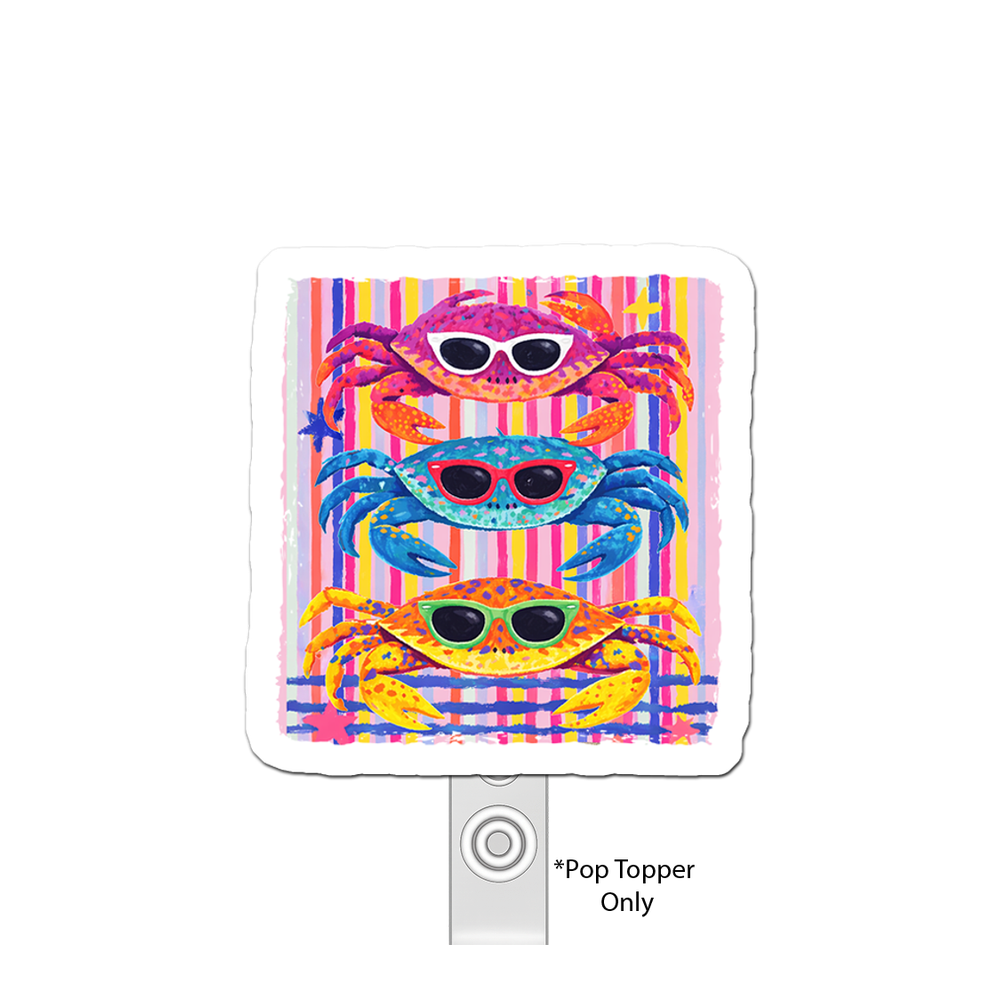 Sassy Crab Commander Pop Topper - - Topperswap