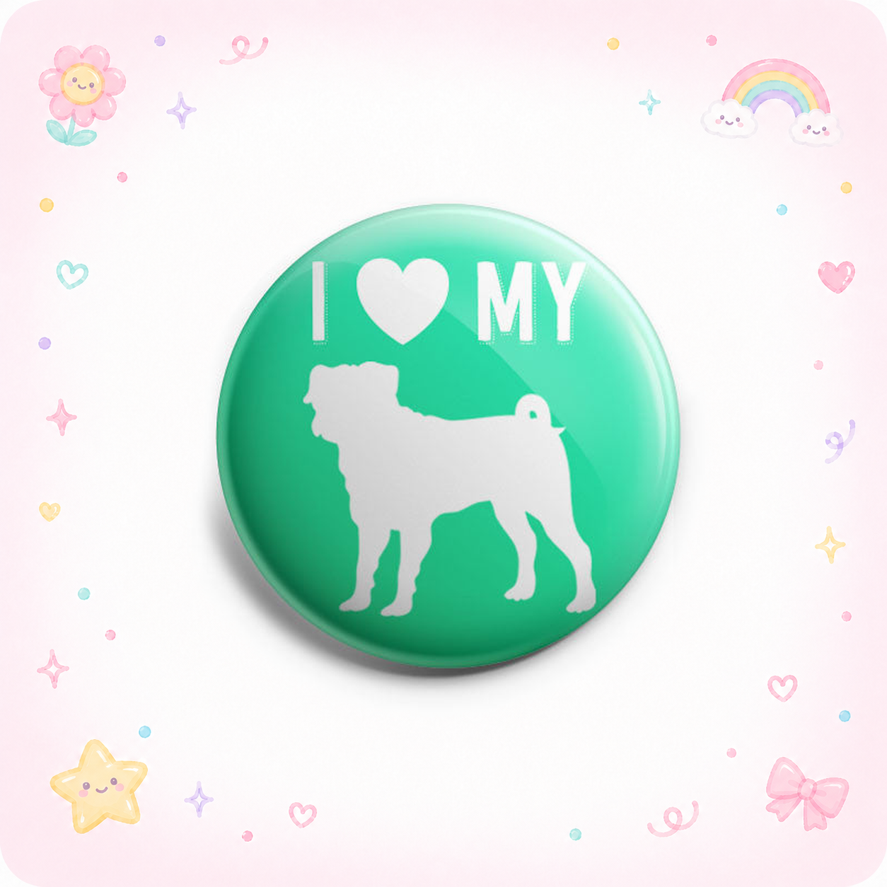 I My Pug Topper - - Topperswap