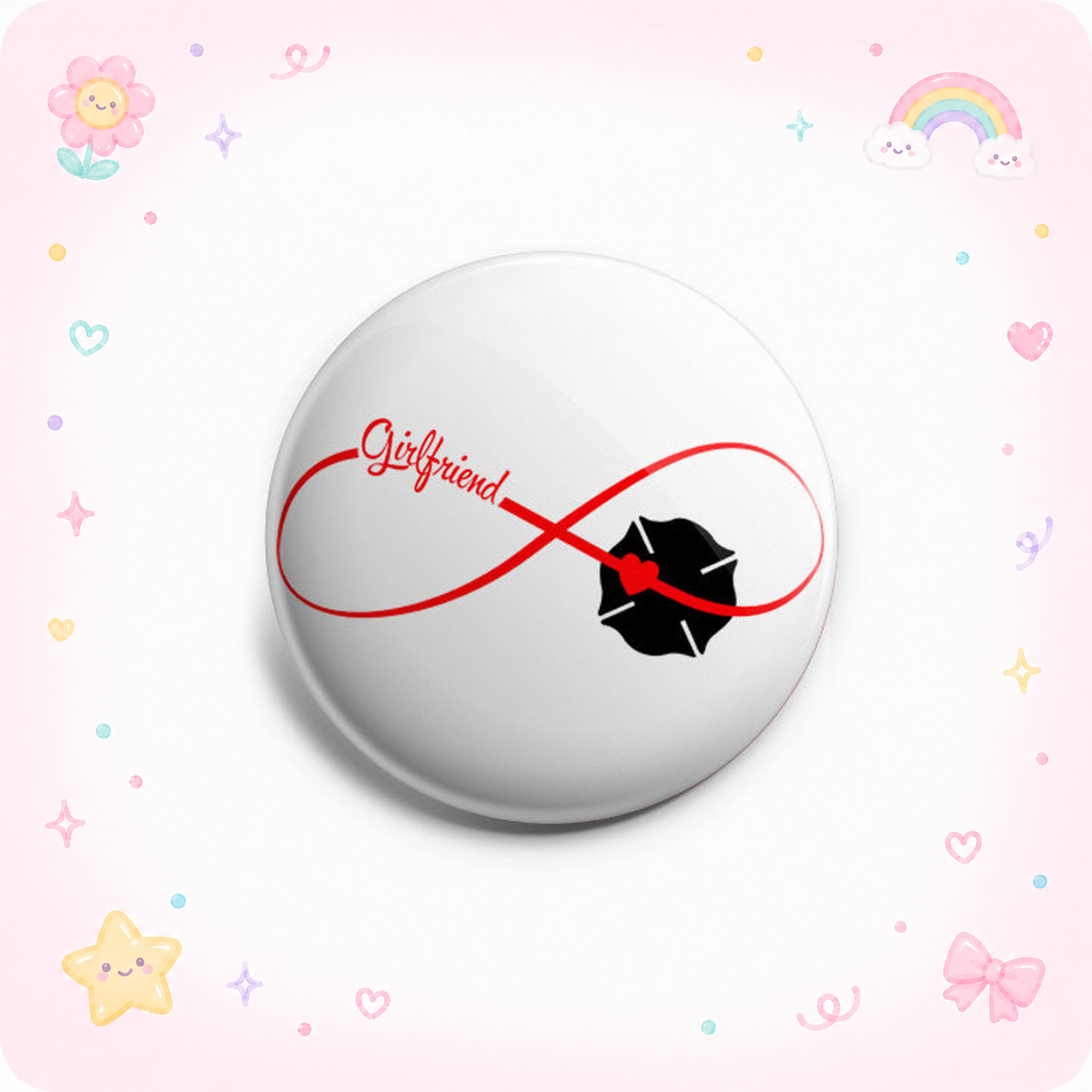 Infinity Thin Red Line Girlfriend Topper - - Topperswap