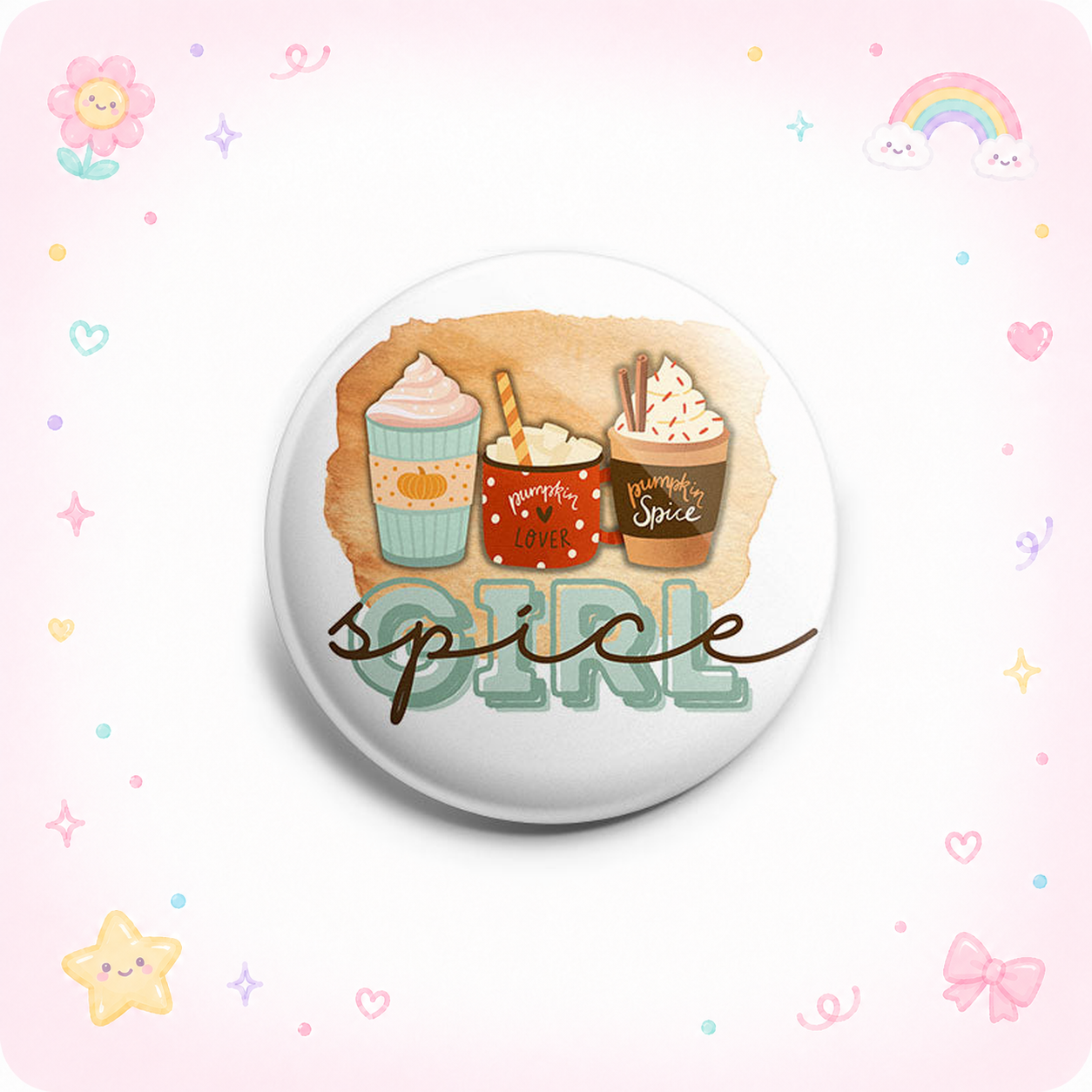 Fall Spice Girl Topper - - Topperswap