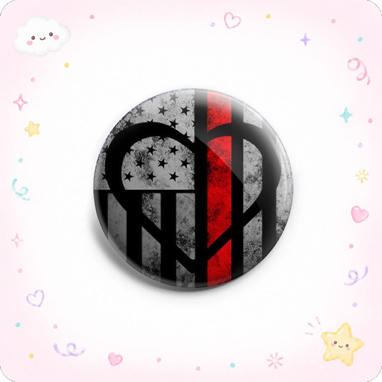 Thin Red Line Symbolic Topper - - Topperswap