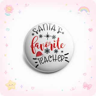 Santa's Favorite Teacher 2020 Topper - Vault