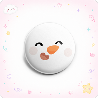 Joyful Snowman Face Topper