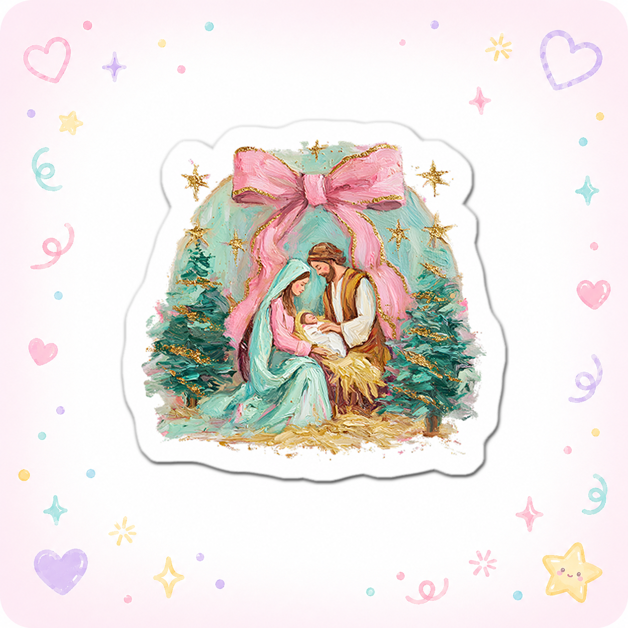 Festive Miracle Maven Sticker - - Topperswap