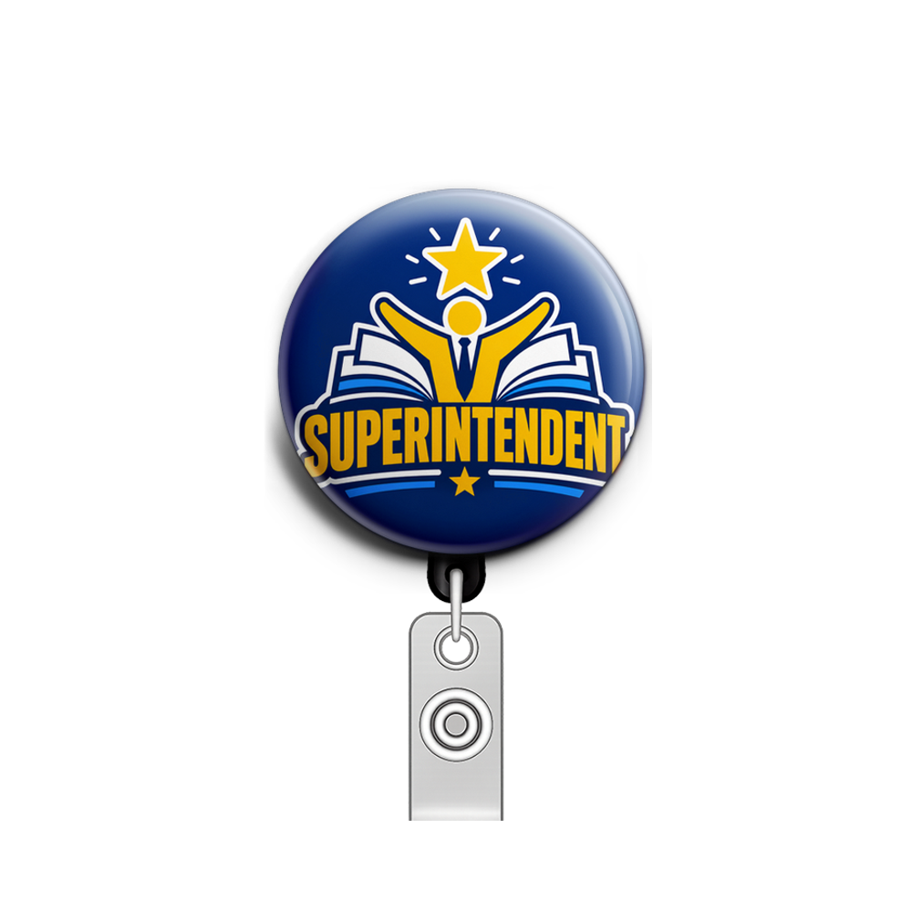 Superintendent (navy blue background; for a man’s badge), 