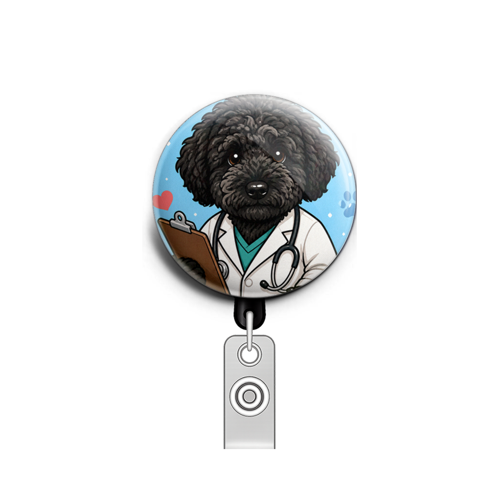 My pet as a doctor with a white coat and clipboard - Dr. Flu…