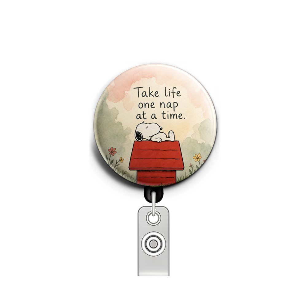 Snoopy on his house