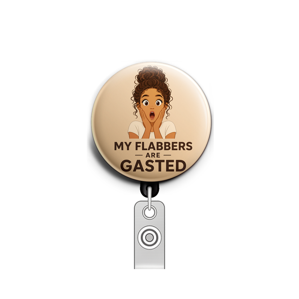 My flabbers are gasted. Cartoon girl with caramel colored sk…
