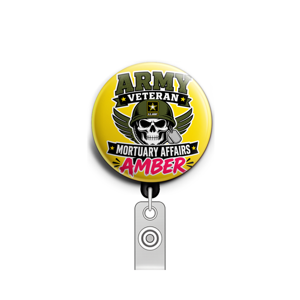 Army veteran mortuary affairs with name Amber