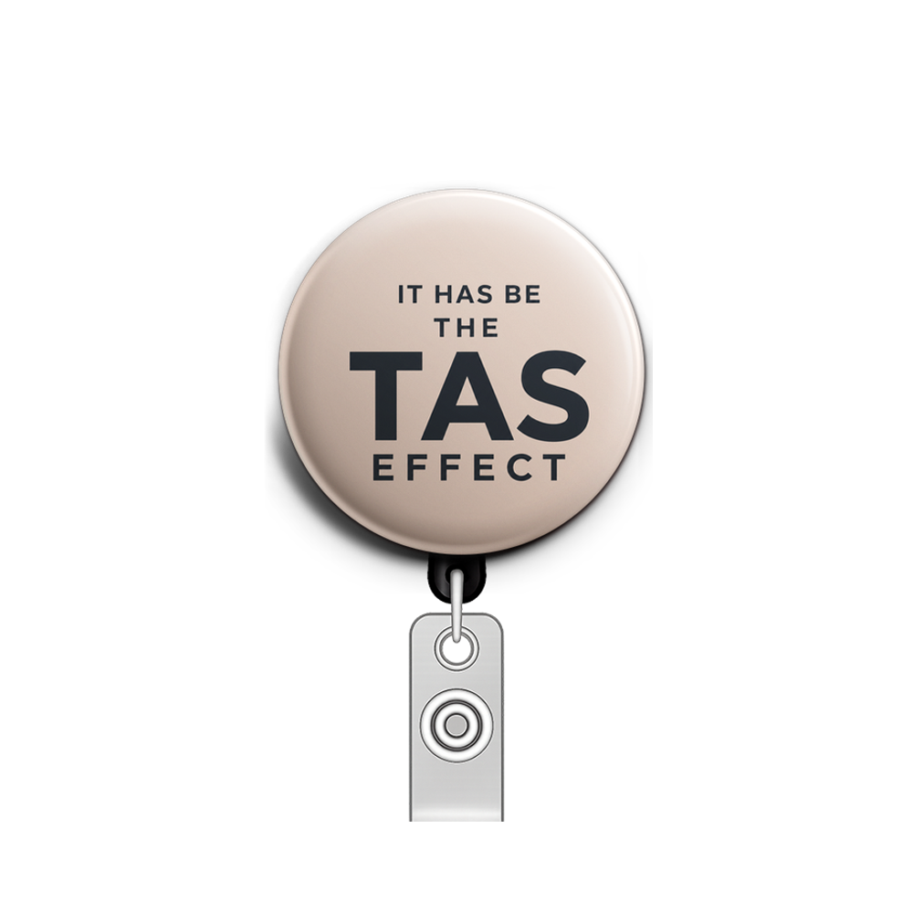 Custom Design – It has be the TAS effect - Badge Reel (Alligator, Black) - Topperswap