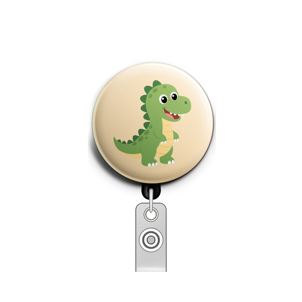 cartoon style colorful dinosaur 