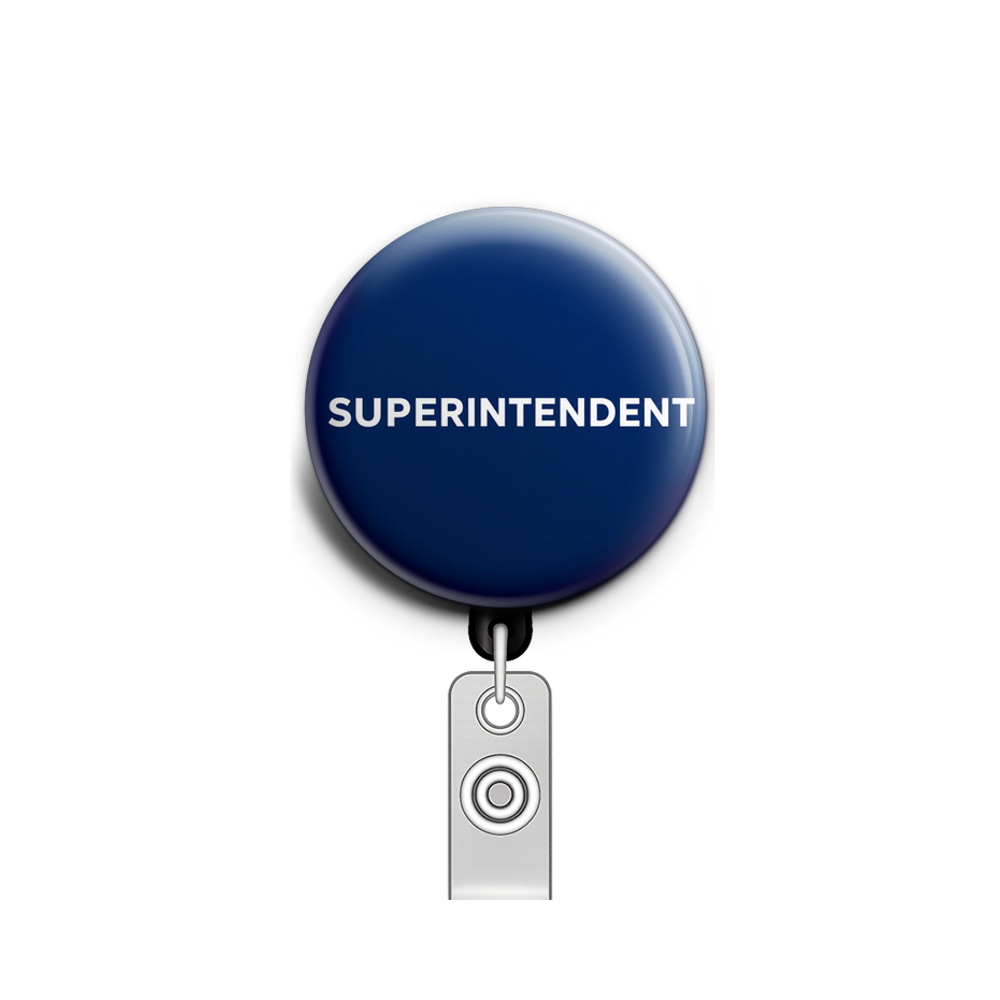Superintendent (navy blue background; for a man’s badge), pr…