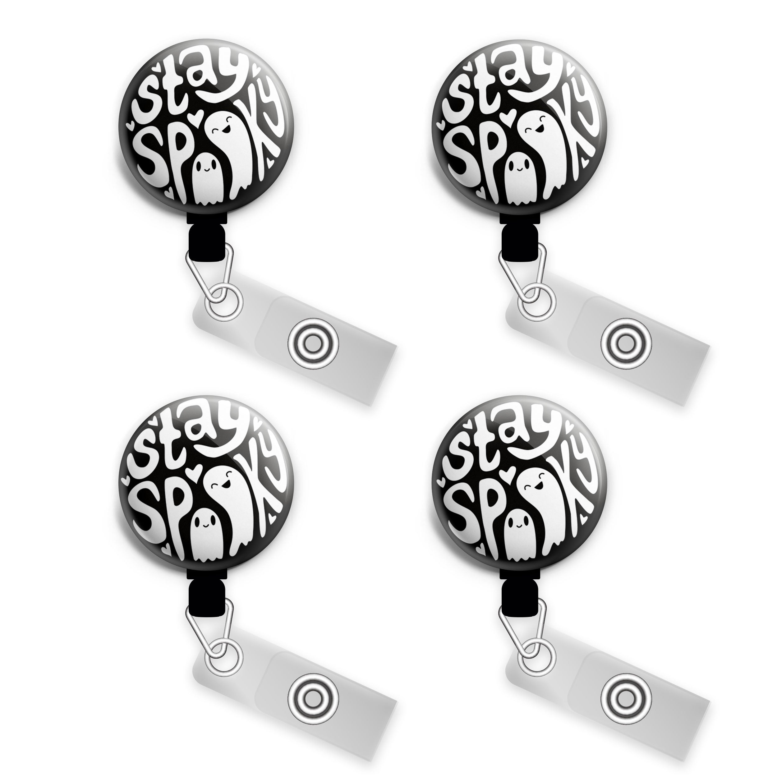 Stay Spooky Swapfinity Retractable ID Badge Reel -  - Topperswap