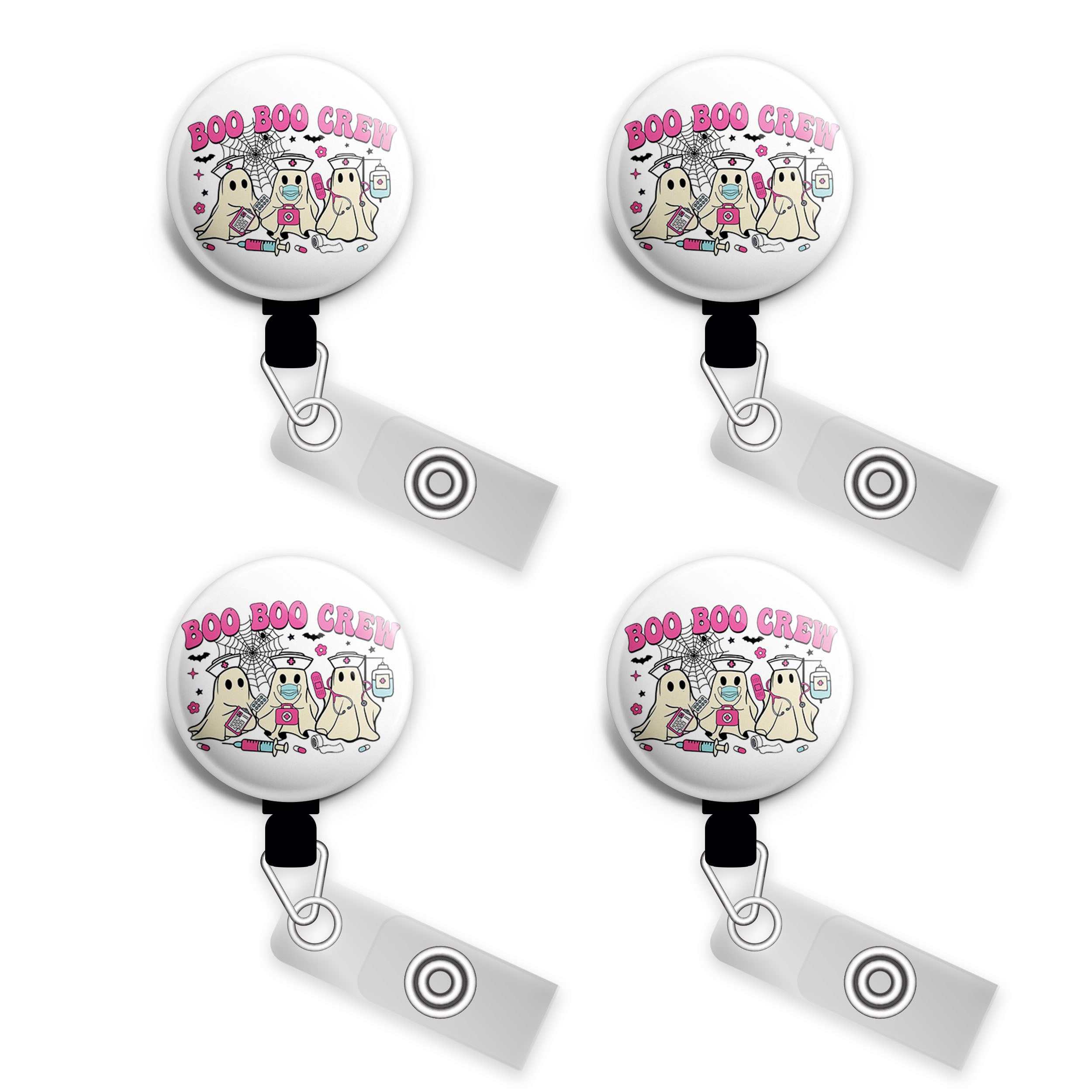 Boo Boo Crew Spooky Squad Swapfinity Retractable ID Badge Reel -  - Topperswap