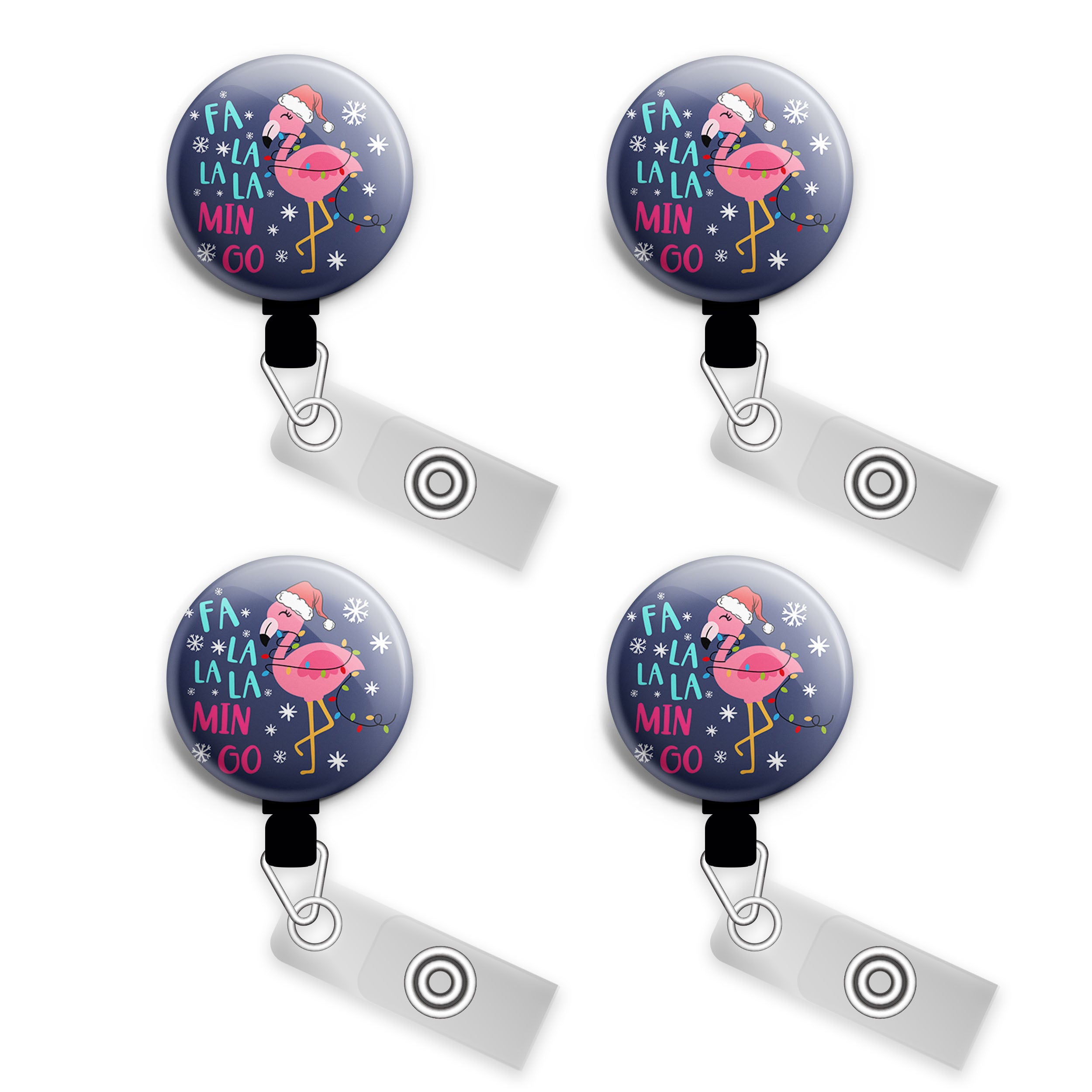 Fa La La Mingo Swapfinity Retractable ID Badge Reel -  - Topperswap