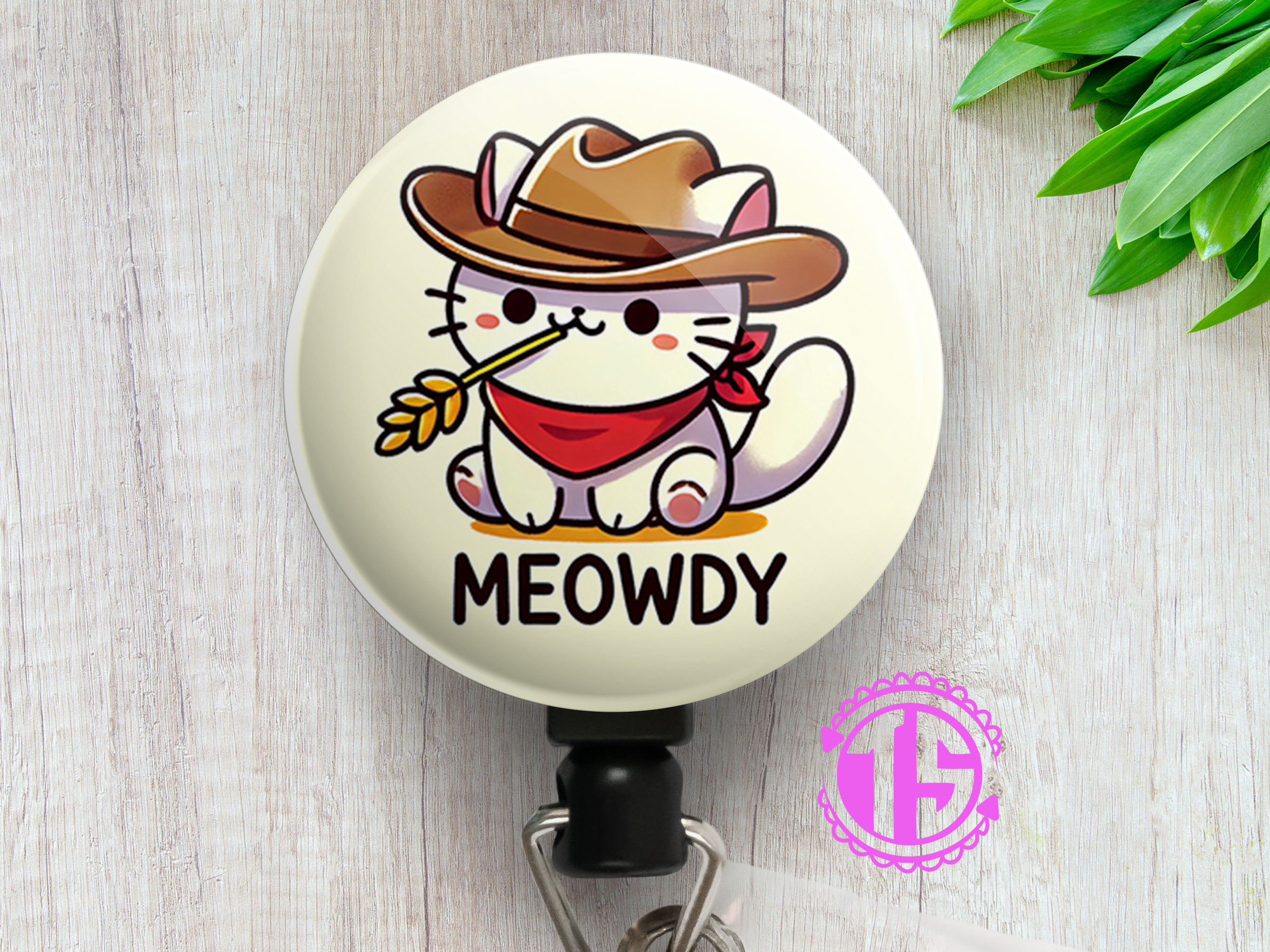Meowdy Swapfinity Retractable ID Badge Reel -  - Topperswap
