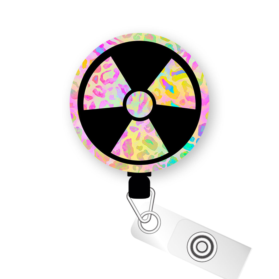 Radiology Symbol Spin Pop Topper Swapfinity Retractable ID Badge Reel -  - Topperswap