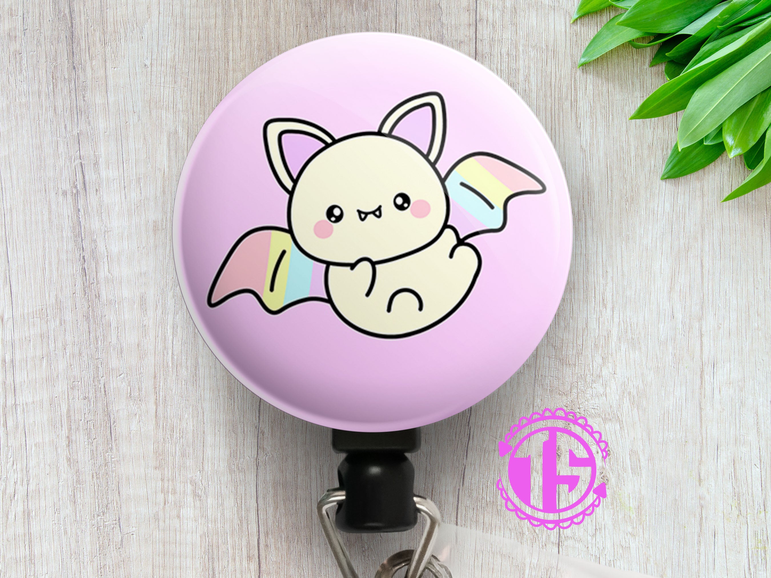 Bat-Tastic Cutie Swapfinity Retractable ID Badge Reel -  - Topperswap