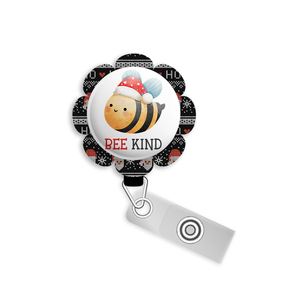 Bee Kind Santa Swapfinity Retractable ID Badge Reel Bundle -  - Topperswap