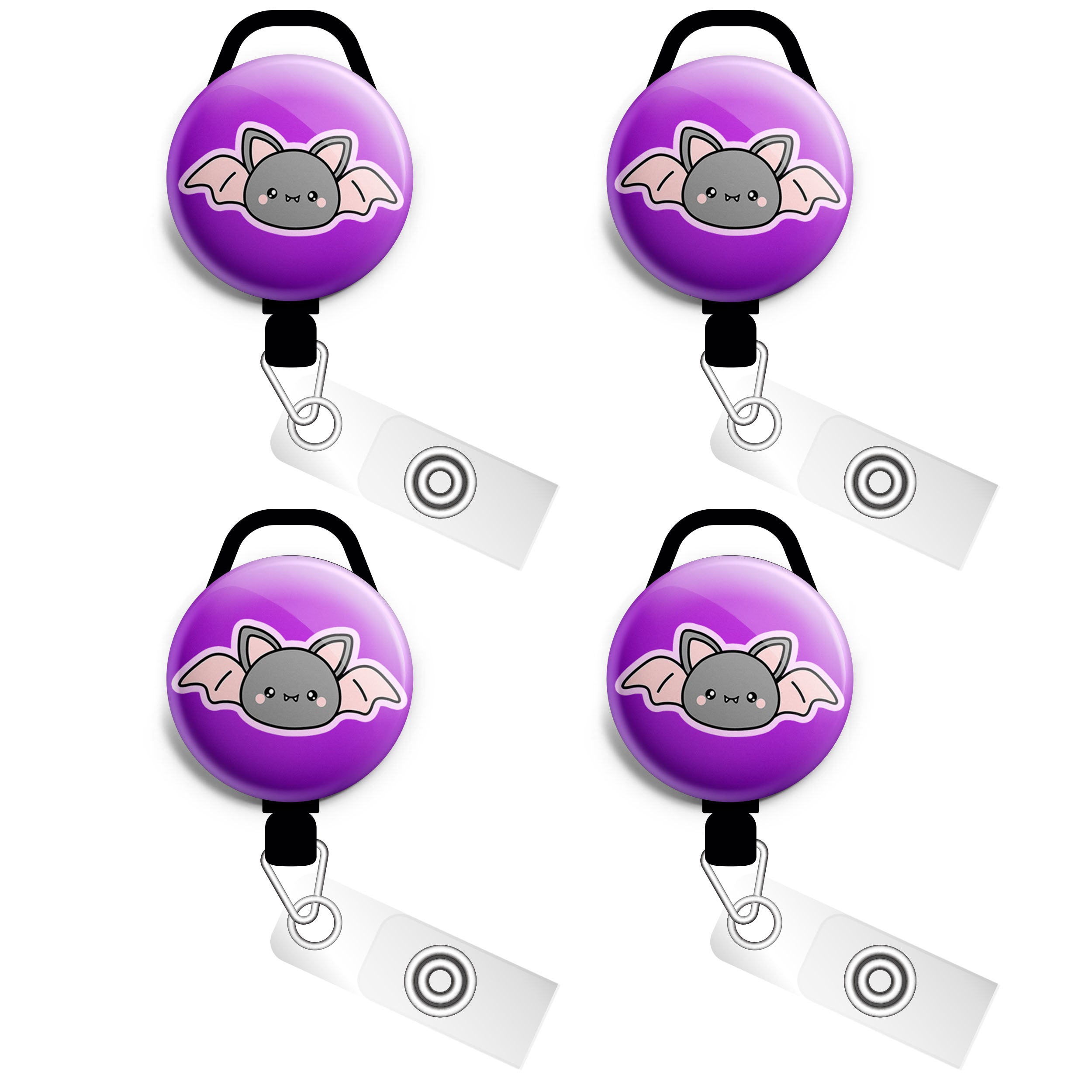 Sweet Lil Bat Swapfinity Retractable ID Badge Reel -  - Topperswap