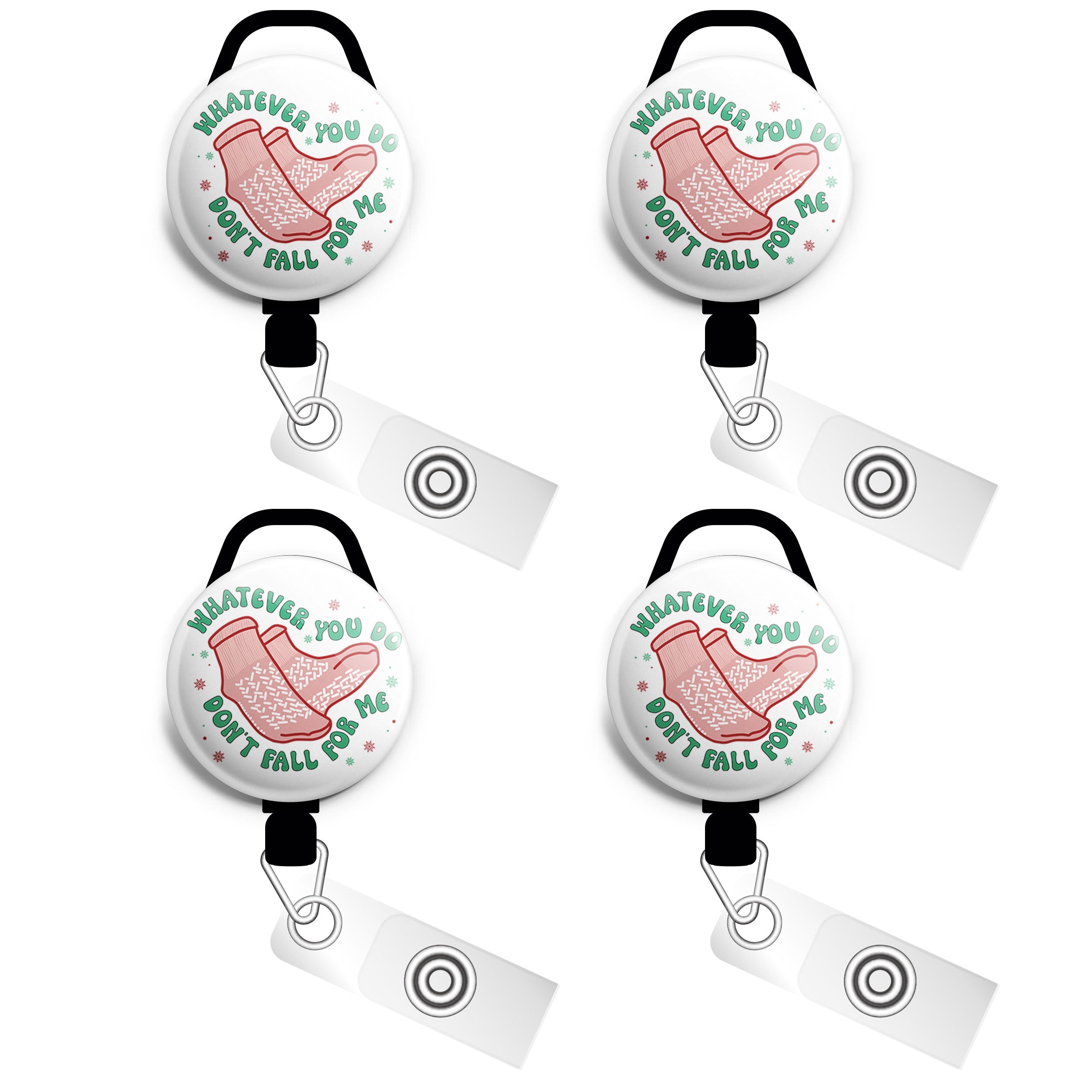 Hospital Socks Humor Swapfinity Retractable ID Badge Reel -  - Topperswap