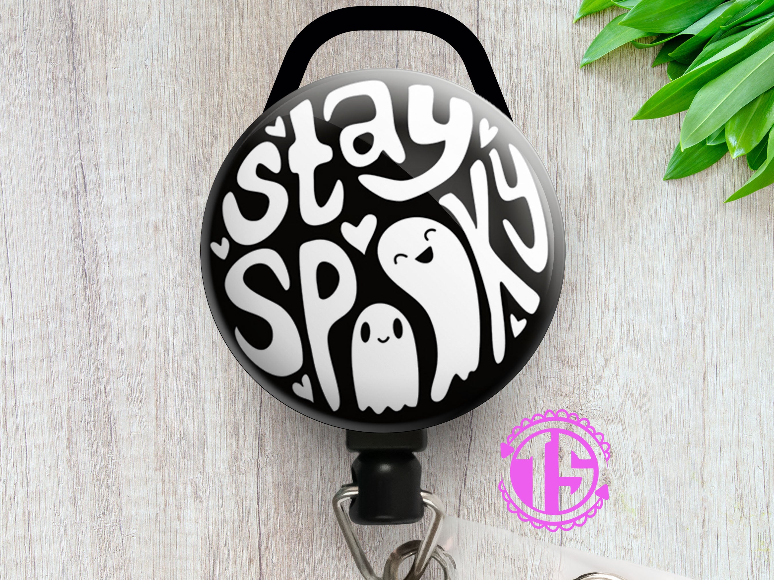 Stay Spooky Swapfinity Retractable ID Badge Reel -  - Topperswap