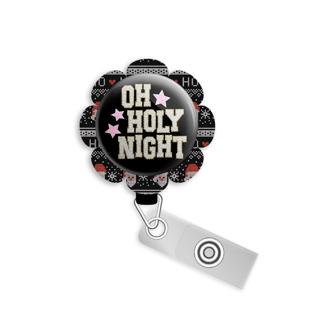 Santa Sweater & Holy Night Swapfinity Retractable ID Badge Reel Bundle -  - Topperswap