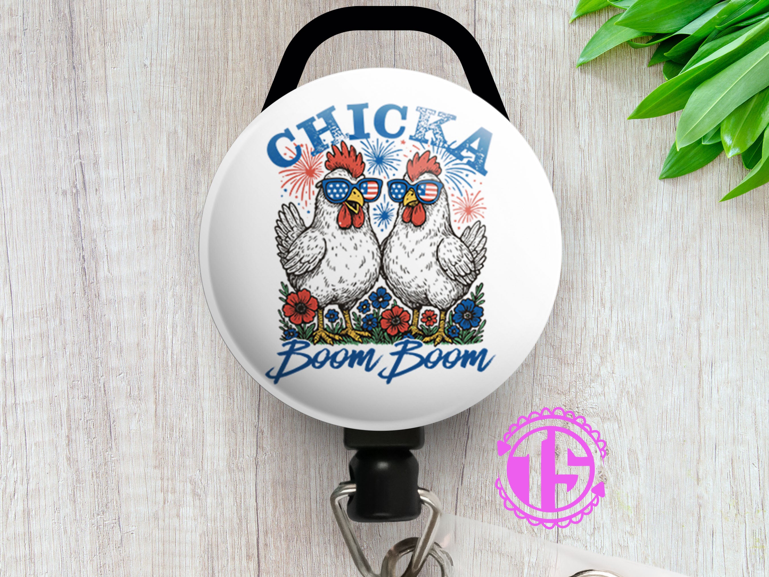 Chicka Boom Boom Swapfinity Retractable ID Badge Reel - - Topperswap
