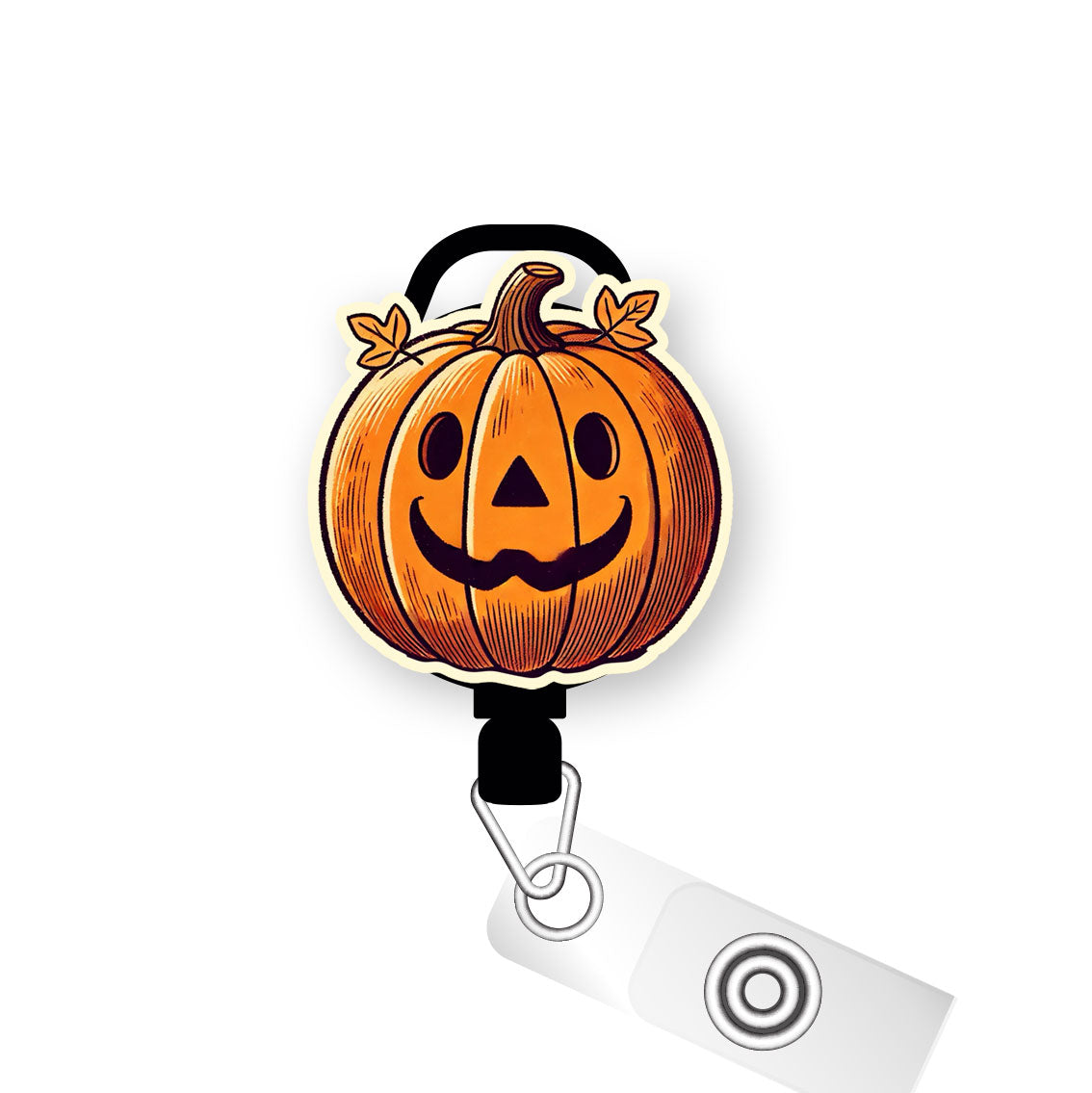 Jack-o-Pop Pop Topper Swapfinity Retractable ID Badge Reel - Slide Clip / Premium Matte - Topperswap