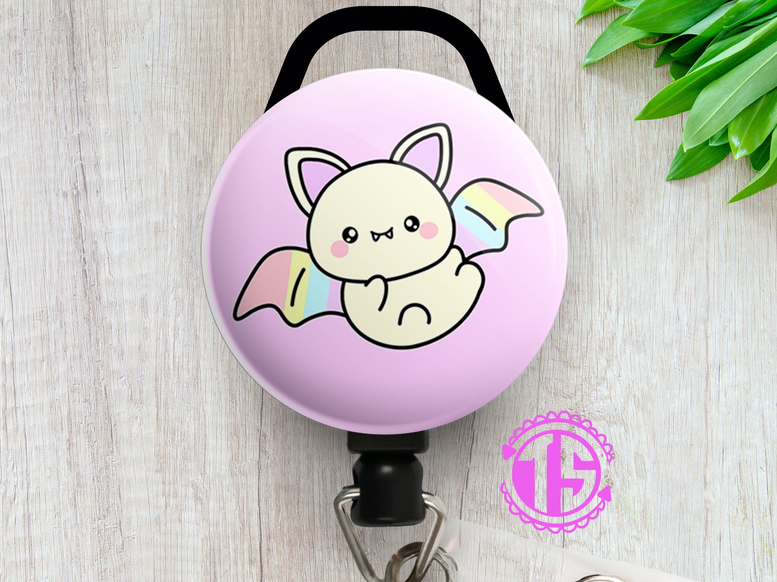 Bat-Tastic Cutie Swapfinity Retractable ID Badge Reel -  - Topperswap