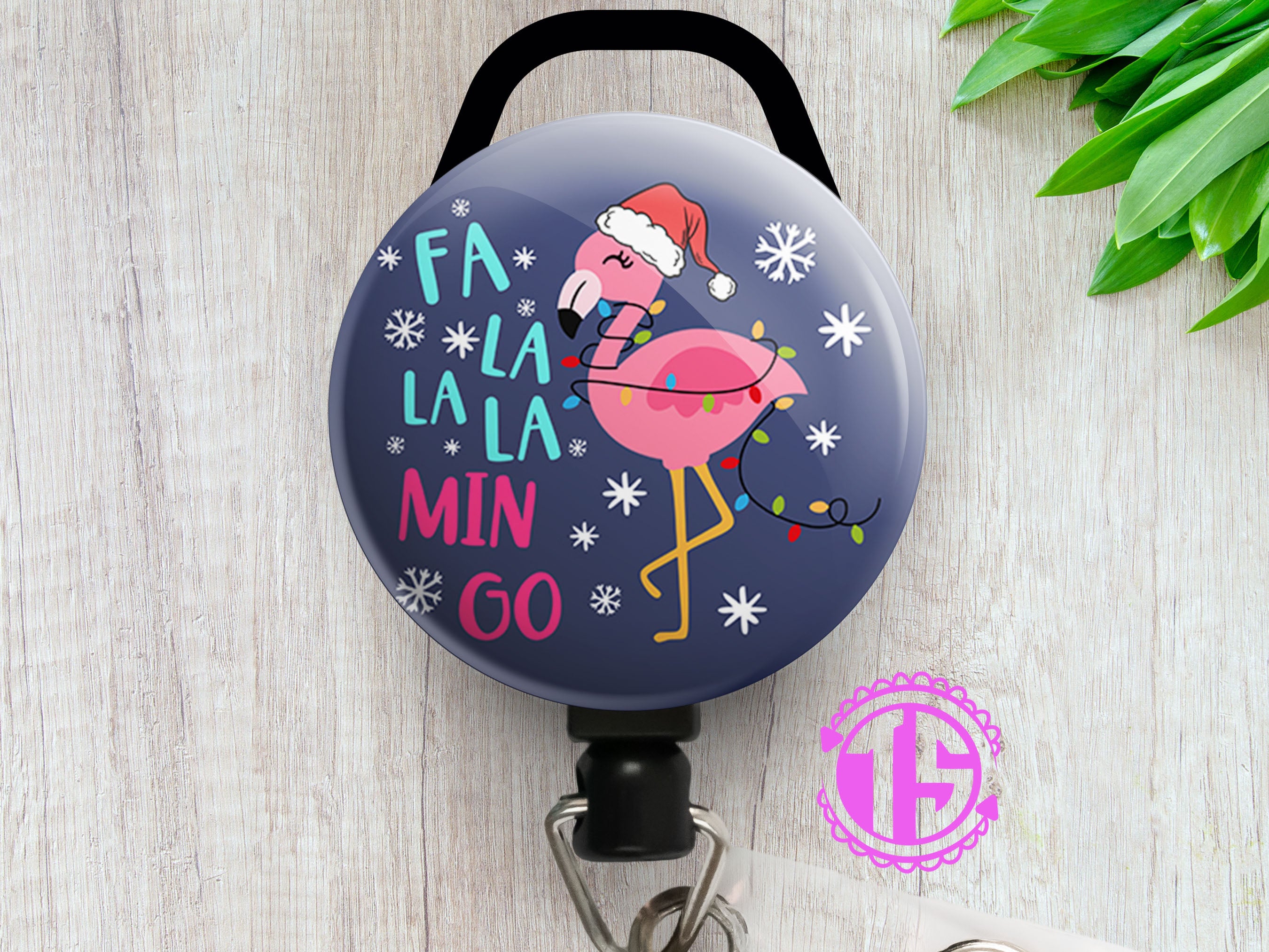 Fa La La Mingo Swapfinity Retractable ID Badge Reel -  - Topperswap