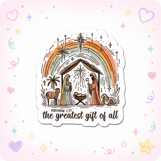 Festive Peace Guru Sticker