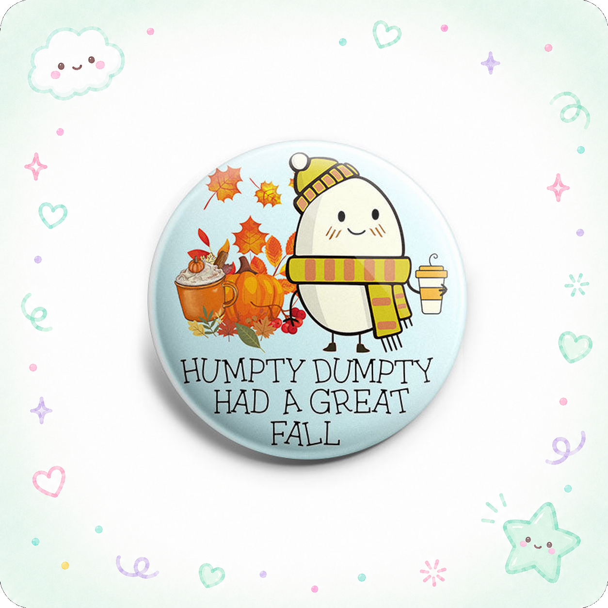Humpty Dumpty Had a Great Fall Topper - - Topperswap
