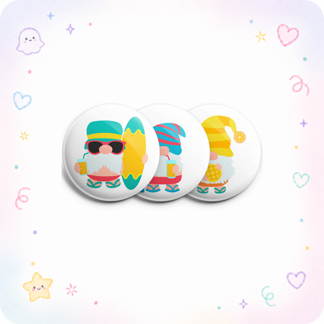 Surfside Gnome 3-Pack - - Topperswap